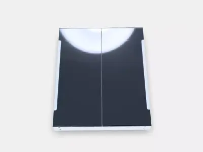 STORJORM mirror cabinet w 2 doorsint Bel Low-poly 3D model