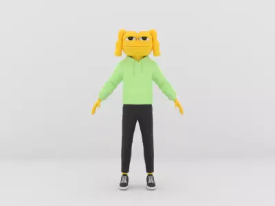 Andy 3D Character 3D model