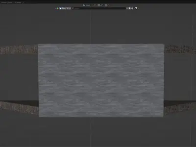 Pont ferroviaire Low-poly 3D model