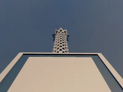 Cairo Tower 3D model