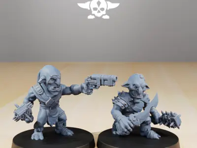 Orkaz Goblins 3D print model
