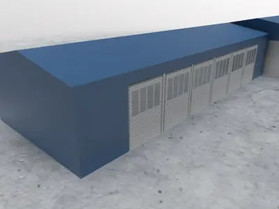 LQSA Storage 2 Low-poly 3D model