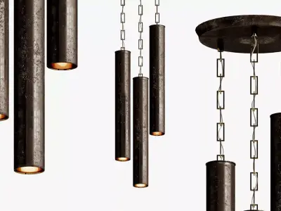 Arteriors Mitsuko Fixed Chandelier 3D model