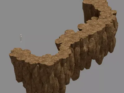 Mountain - Mountain Road - 03 3D model