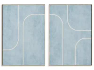 Abstract Painting Frame set 3D model 811