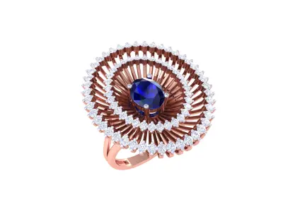 Women Ring  Render 3dm STL OBJ FBX Details 3D print model 301