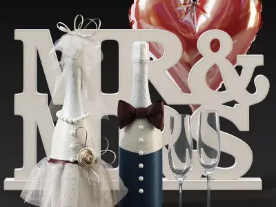 Wedding Decoration 3D model