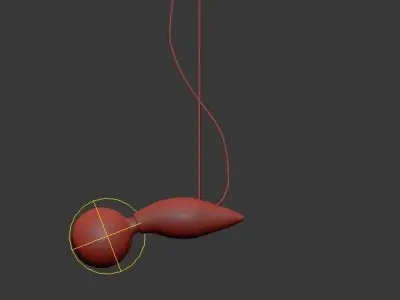 Wooden Rockets  Unique Creative Pendant Light 3D model