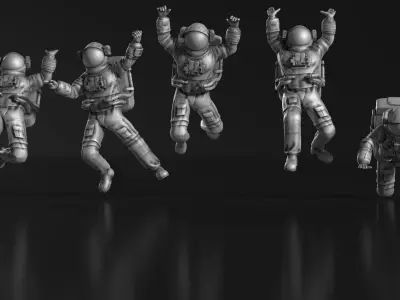 Astronaut 03 3D print model