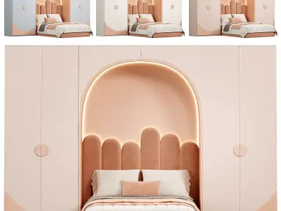 Kids bedroom 06 3D model