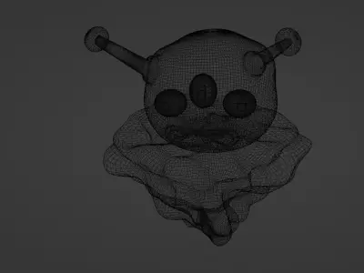 Lost Alien Low-poly 3D model