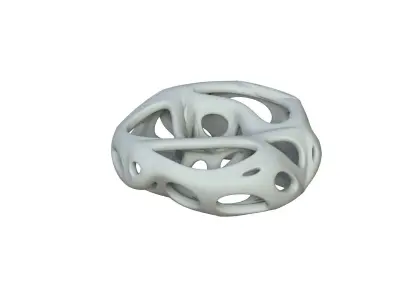 SciFi Cube Object No 17323 Low Poly Shape Texture