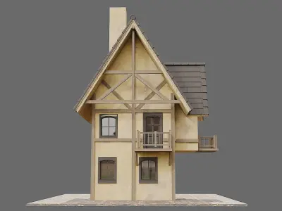 Wood Game Hause 3 3D model