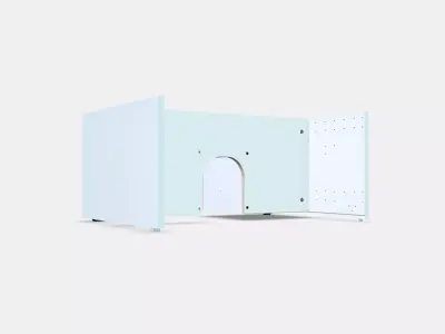 METOD Wall cb frm f b-in extractor hood 1 Low-poly 3D model