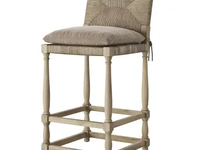 Gregorius Pineo Henri II Rush Barstool 3D model