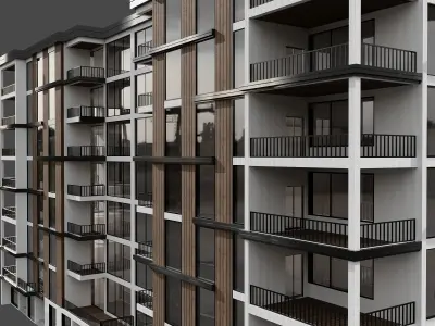 RESIDENTIAL BUILDING NO80 A 3D model