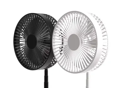 Portable Floor Fan 3D model