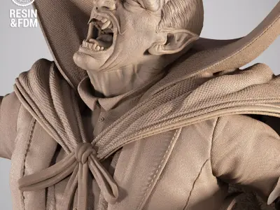 Wicked Marvel Dracula Sculpture 3D print model