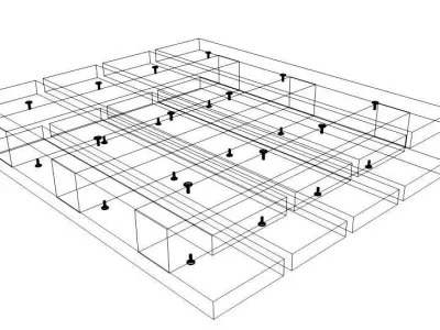 Pallet - Type 1 3D model
