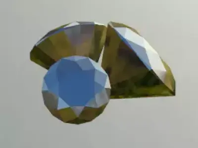 3 diamond shapes 3D print model