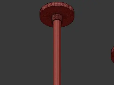 Fulcrum by Lee Broom Brass 3D model