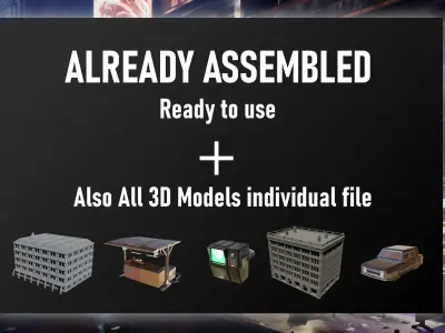 ULTRA Detailled Sci-Fi Cyberpunk City - Blender FULL VERSION 3D model
