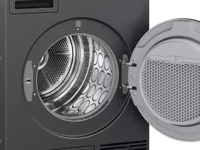 Washing machine tumble dryer and drying cabinet Asko 01 3D model