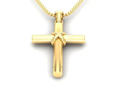 Light Gold Cross New Design  CP 23 3D print model