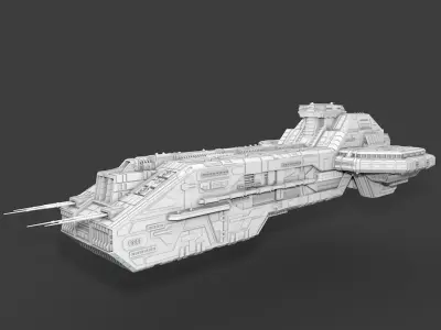 Starship Endevour 3D model