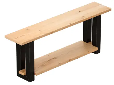 Console - side table Athens Oldwood 3D model