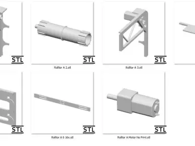 Sectional door for modelship Typ B 3D print model
