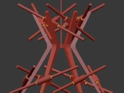 Untitled astral agnes chandelier 3D model
