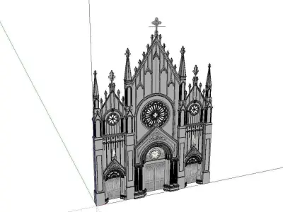Architecture-Religion-God-Culture-Temple-0257 church 3D model