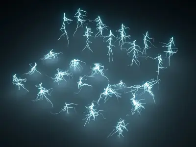 Lightning Pack v37 3D model