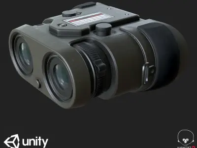 Sci-Fi Binocular PBR Specular Mobile LOD  Low-poly 3D model