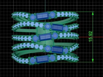 Jewelry ring 436 3D print model