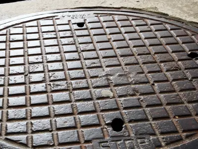 Manhole cover 04 Texture