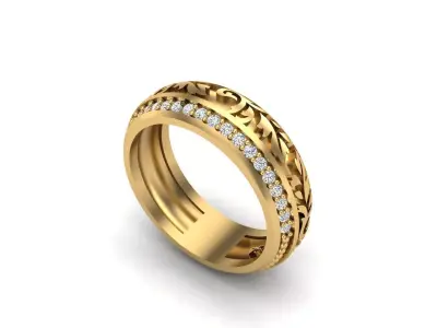 Jewelry ring 340 3D print model