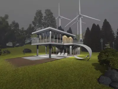 Summer House 3D model