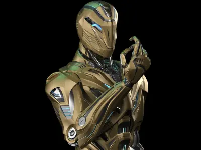 ROBOT ALIEN MECH - RIGGED - ADVANCED EDITION 3D model