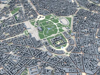Milan City Italy 3D model
