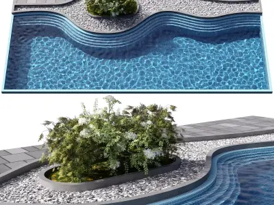 SWIMMING POOL NO119 A 3D model