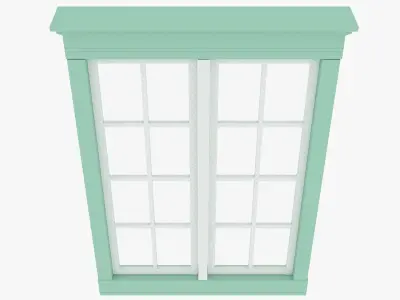 windows Low-poly 3D model