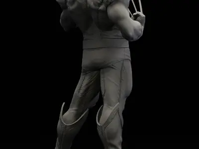 Fan Art of Wolverine  3D print model