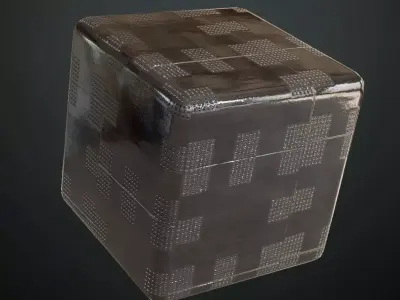 Shiny Metal Plates PBR Seamless Texture