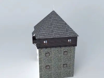 Museum castle 3D model