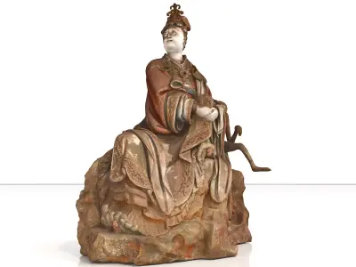 Deity Statue Sculpture10 3D model
