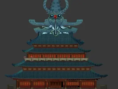 3D selection interface - architecture 3D model