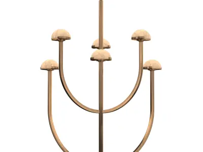 PEDRA ROUND CHANDELIER 32 3D model