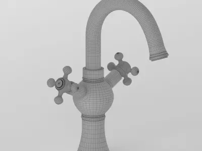 Washbasin mixer RETRO II 3D model